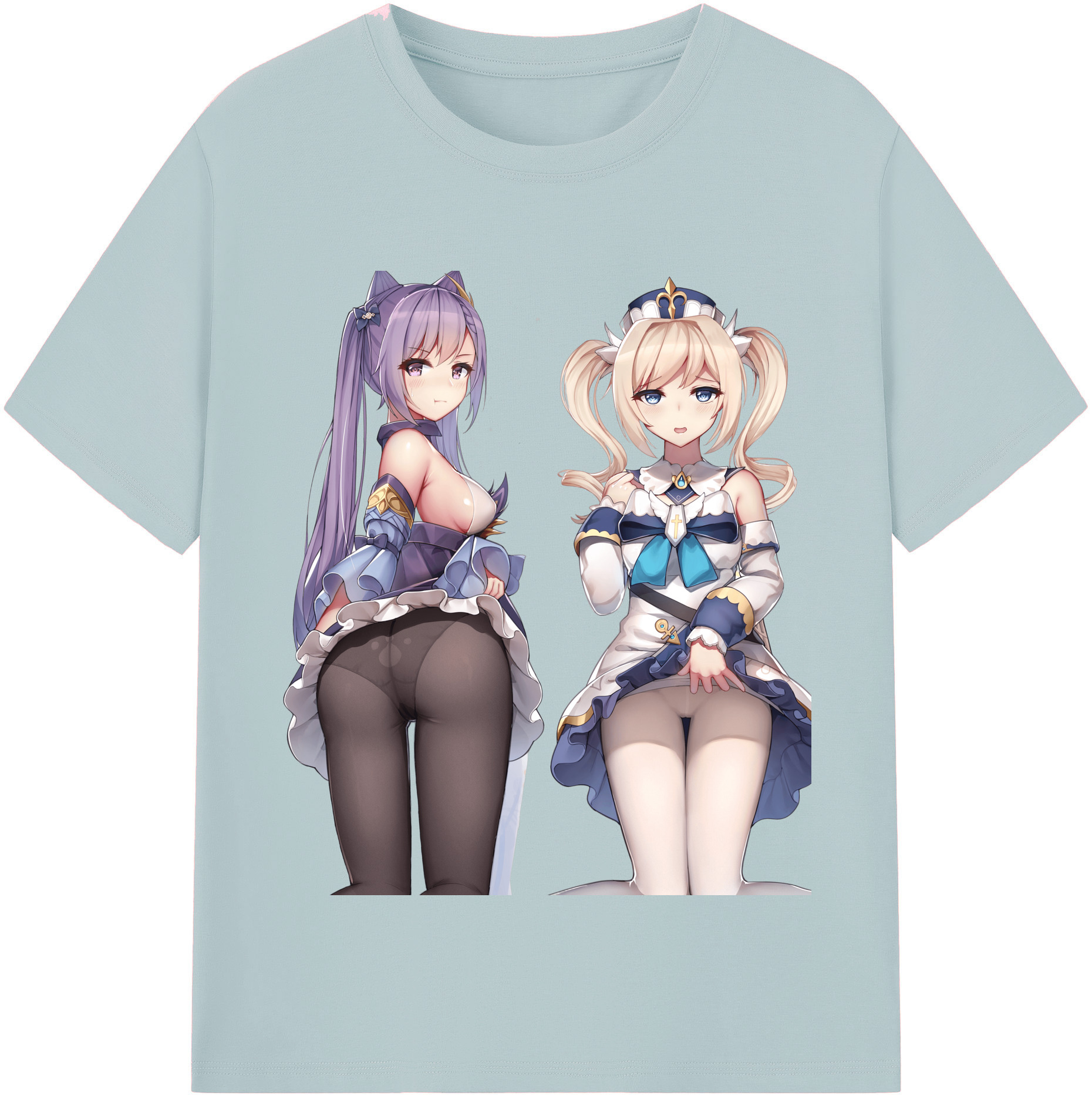 げんし神 刻晴 こくせい genshin Kokusei 綿100％半袖Tシャツ（フロントプリント）
